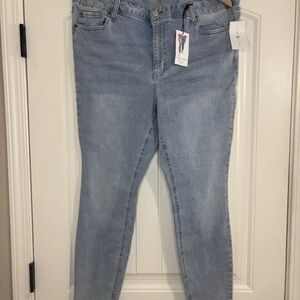 True Craft Blue Skinny Jeans Light Wash Denim